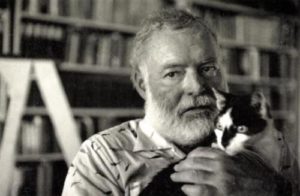 Hemingway and cat